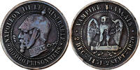 France Module de 5 Centimes Napoléon III, Paris, Satirique, Bronze -