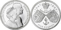 Grande-Bretagne 5 Pounds Elizabeth II, 50 ans du mariage de Philippe et -