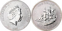 Îles Cook 1 Dollar Bounty, 1 Oz, Argent -