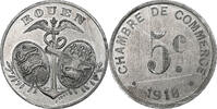 France 5 Centimes Chambre de commerce de Rouen, Aluminium -