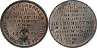 Belgique Médaille Jules Victor Anspach, Bourgmestre de Bruxelles -