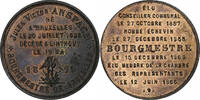 Belgique Médaille Jules Victor Anspach, Bourgmestre de Bruxelles -
