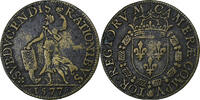 France betaalpenning Henri III, Chambre des Comptes du Roi, Laiton -