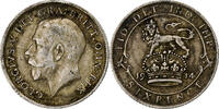 Grande-Bretagne 6 Pence George V, Londres, Argent, KM:815 -