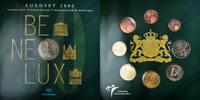 Belgique 1 Cent to 2 Euro Coffret Euro Belgique, Luxembourg et Pays-Bas -