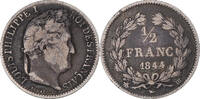 France 1/2 Franc Monnaie, Louis-Philippe, Strasbourg, Argent -