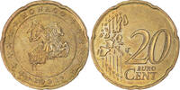 Monaco 20 Euro Cent Paris, Laiton, KM:171 -