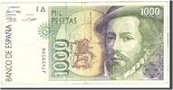 Espagne 1000 Pesetas Billet, 1992-10-12, KM:163 -