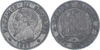 France 2 Centimes Monnaie, Napoleon III, Napoléon III, Strasbourg -