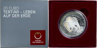Autriche 20 Euro Tertiary, Proof, Argent -