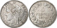 France 5 Francs Monnaie, Cérès, Bordeaux, Argent, Gadoury:742 -