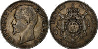 France 5 Francs Napoléon III, Lyon, Argent, Gadoury:734, Le -
