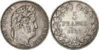 France 5 Francs Louis-Philippe, Paris, Argent, Gadoury:678a -