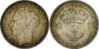 Belgique 20 Francs, 20 Frank Monnaie, Argent, KM:105 -