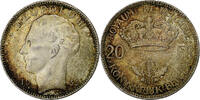 Belgique 20 Francs, 20 Frank Argent, KM:105 -