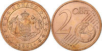 Monaco 2 Euro Cent Rainier III, Paris, Cuivre plaqué acier -