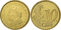 Cité du Vatican 10 Euro Cent John Paul II, Jean-Paul II, Rome, Laiton -