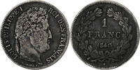 France Franc Louis-Philippe, Paris, Argent, Gadoury:453, KM:748.1 -