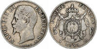 France 5 Francs Napoléon III, Napoléon III, Strasbourg, Argent -