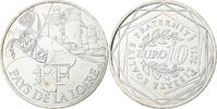 France 10 Euro Pays De La Loire, Paris, Argent, KM:1746 -