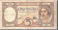 Indochine française 5 Piastres Billet, FRENCH INDO-CHINA, Undated, KM:49b -