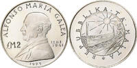 Malte 2 Pounds Argent, KM:31 -