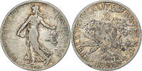 France 2 Francs Monnaie, Semeuse, Paris, Argent, Gadoury:532 -