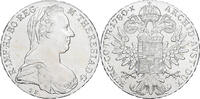 Autriche Thaler Joseph II, Refrappe, Argent, KM:T1 -
