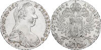 Autriche Thaler Joseph II, Refrappe, Argent, KM:T1 -