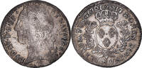 France 12 Sols, 1/10 ECU Monnaie, Louis XV, 1/10 Écu au bandeau, Montpellier -