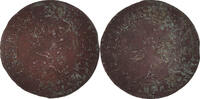 France Denier Tournois Monnaie, Louis XIII, Paris, Cuivre -