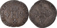 France Sol Parisis Monnaie, Henri II, Paris, Billon -