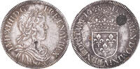 France 1/2 Ecu Monnaie, Louis XIV, 1/2 Écu à la mèche longue, Paris -