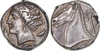 Tétradrachme Monnaie, Tanit, Lilybaion, Argent -