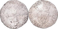 France 1/8 Ecu Monnaie, Henri III, Rennes, Argent, Gadoury:485 -