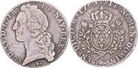 France Écu au bandeau Monnaie, Louis XV, Aix-en-Provence, Argent -