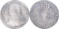 France Ecu aux branches d'olivier Monnaie, Louis XV, Tours, Argent -