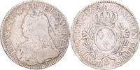 France Ecu aux branches d'olivier Monnaie, Louis XV, Rennes, Argent -