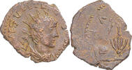 Antoninianus Monnaie, Tetricus II, Gaul, Billon, RIC:259 -
