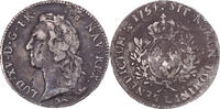 France Écu au bandeau Monnaie, Louis XV, Bayonne, Argent -