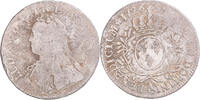 France Ecu aux branches d'olivier Monnaie, Louis XV, Paris, Argent -