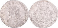 France Ecu aux branches d'olivier Monnaie, Louis XV, Rouen, Argent -