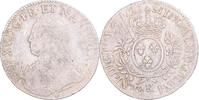France Ecu aux branches d'olivier Monnaie, Louis XV, Bordeaux -