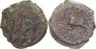 Bronze aux trois bustes / REMO Monnaie, Rèmes, Potin -