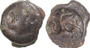 Bronze au cheval ailé Monnaie, Suessions, Ier siècle AV JC, Potin -