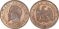 France 2 Centimes Monnaie, Napoleon III, Bordeaux, TTB, Bronze -