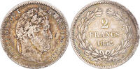France 2 Francs Monnaie, Louis-Philippe, Strasbourg, TTB, Argent -