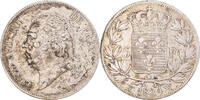 France 5 Francs Monnaie, Louis XVIII, Lille, Argent, Gadoury:614 -
