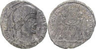 Fraction Æ Monnaie, Magnentius, Trèves, Bronze -