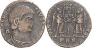 Follis Monnaie, Magnentius, Arles, Bronze -